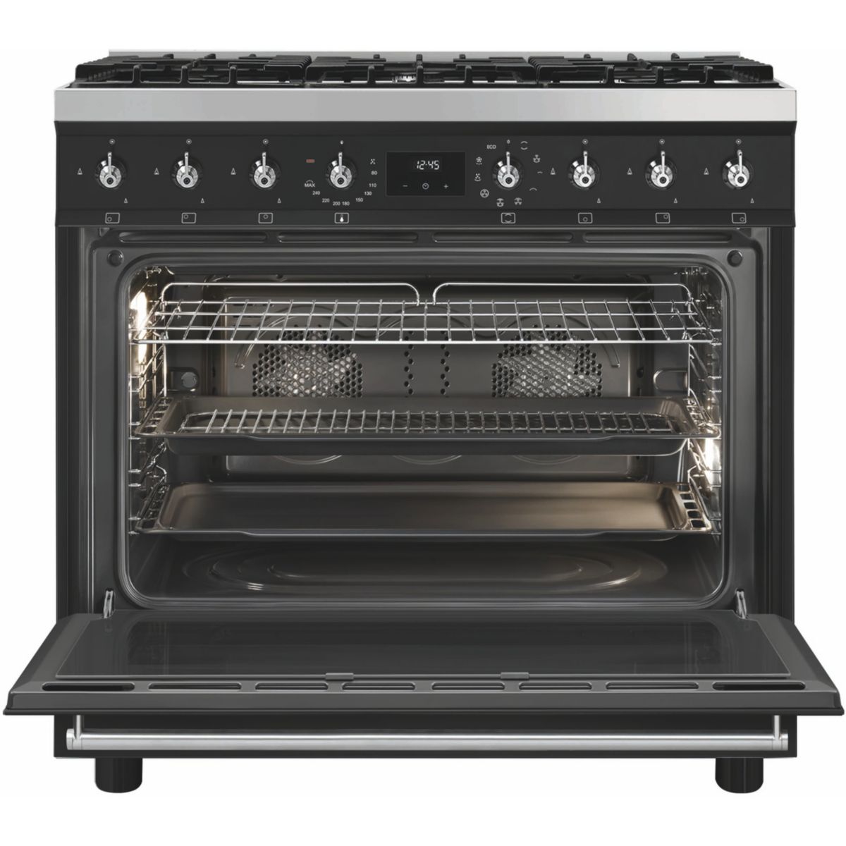 Piano de cuisson gaz C95GMCMB2 couleur unique, SMEG