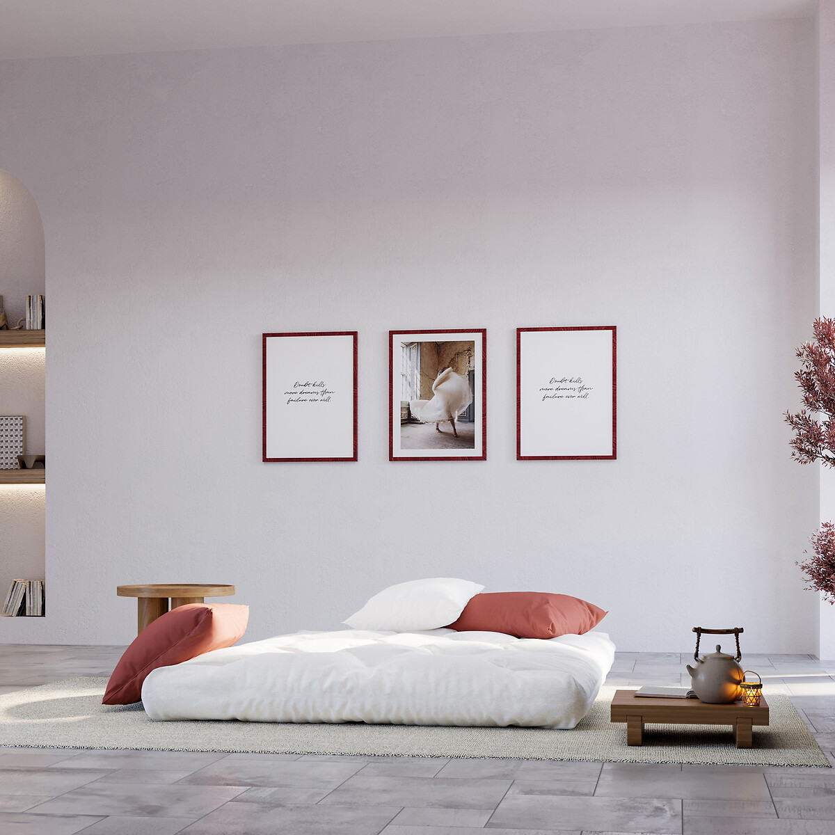 Matelas Futon avec coco - 90/140/160 naturel, EUROPE & NATURE