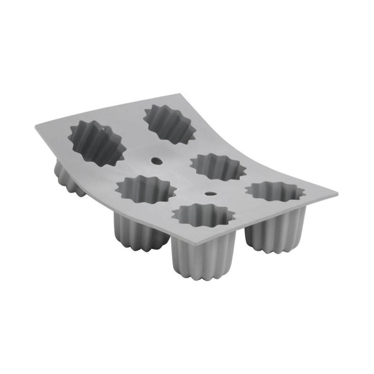 Moule 6 cannelés gris, DE BUYER