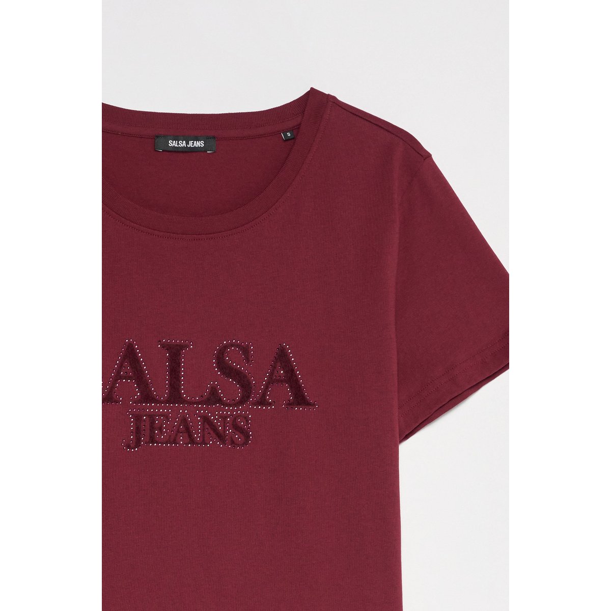 T-SHIRT AVEC BRANDING rouge, SALSA JEANS