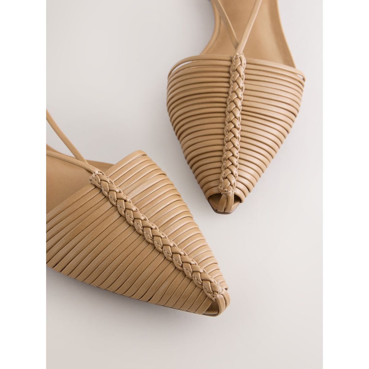 Sandales huarache pointues forever comfort® camel, NEXT