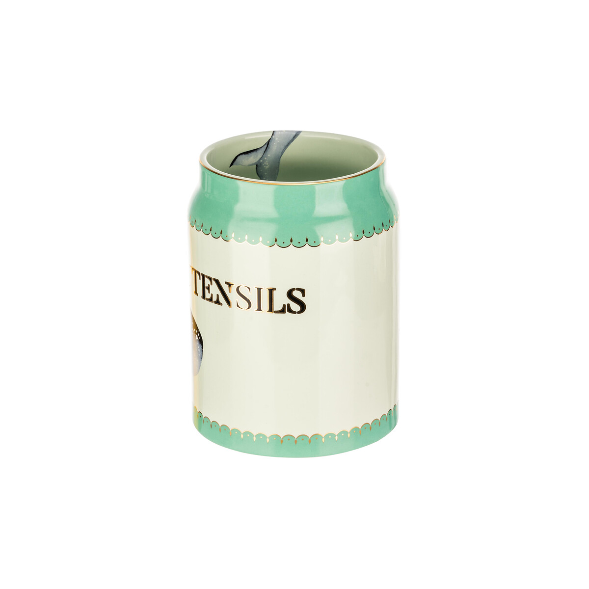 Whale Utensil Holder green, YVONNE ELLEN