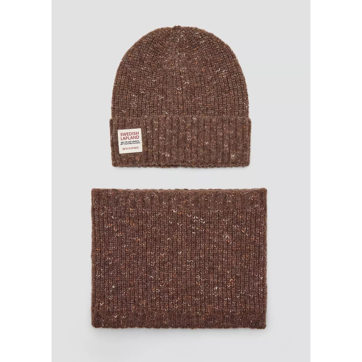 Bonnet jaspé maille marron, MANGO KIDS