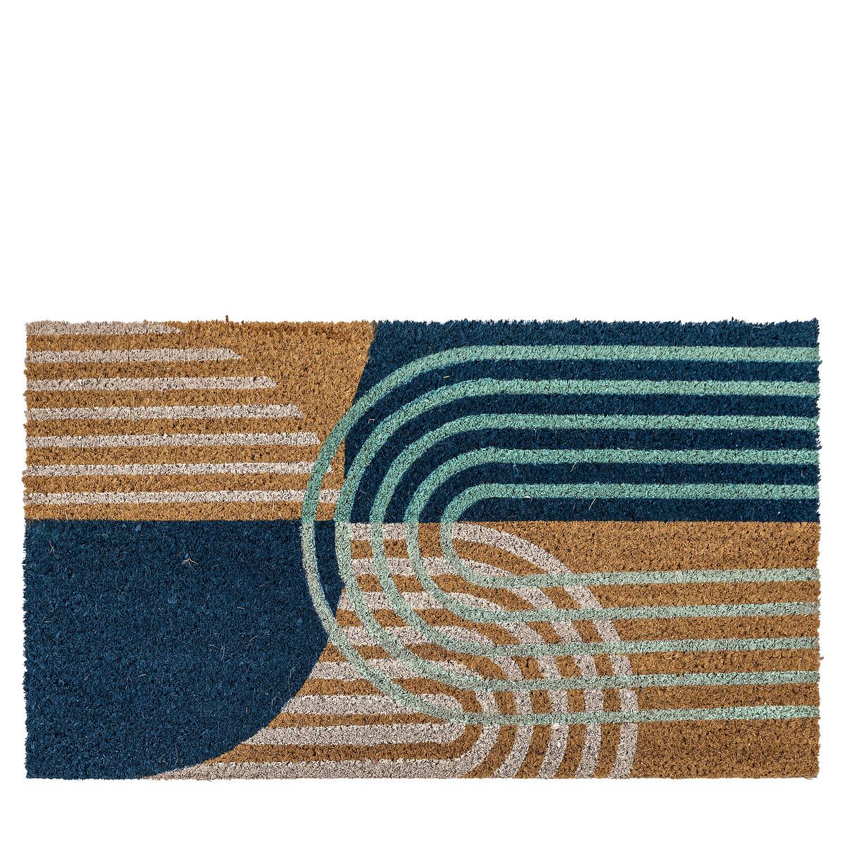 Abstract Arch Doormat navy, SO'HOME