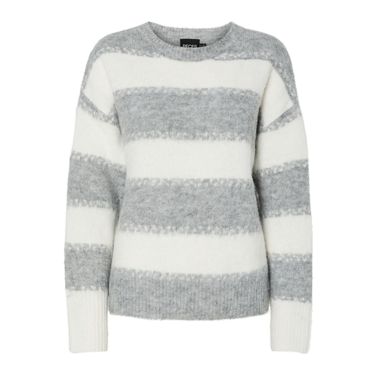 Pullover dark grey melange, PIECES