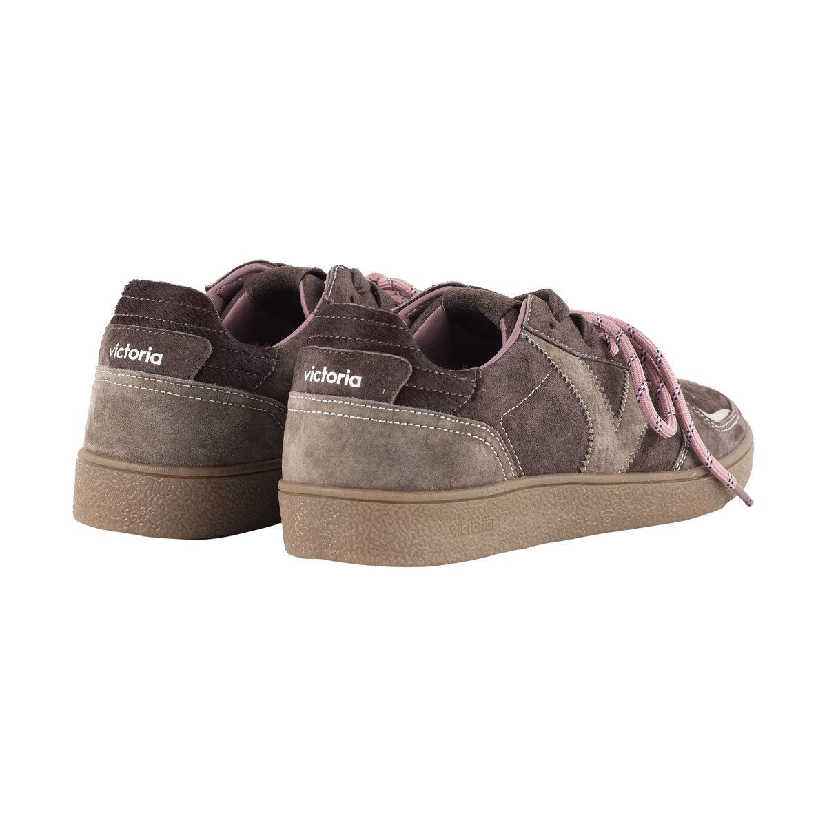Basket Basse Cuir marron, VICTORIA