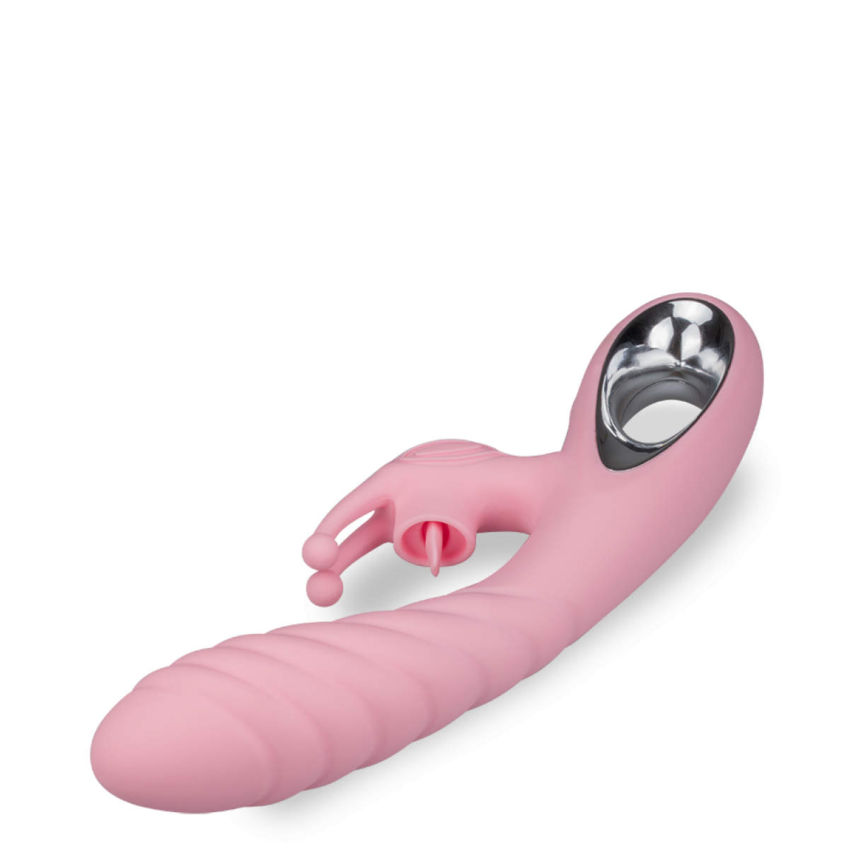 Vibromasseur puissant rabbit Crazy Snail rose, LOVE AND VIBES
