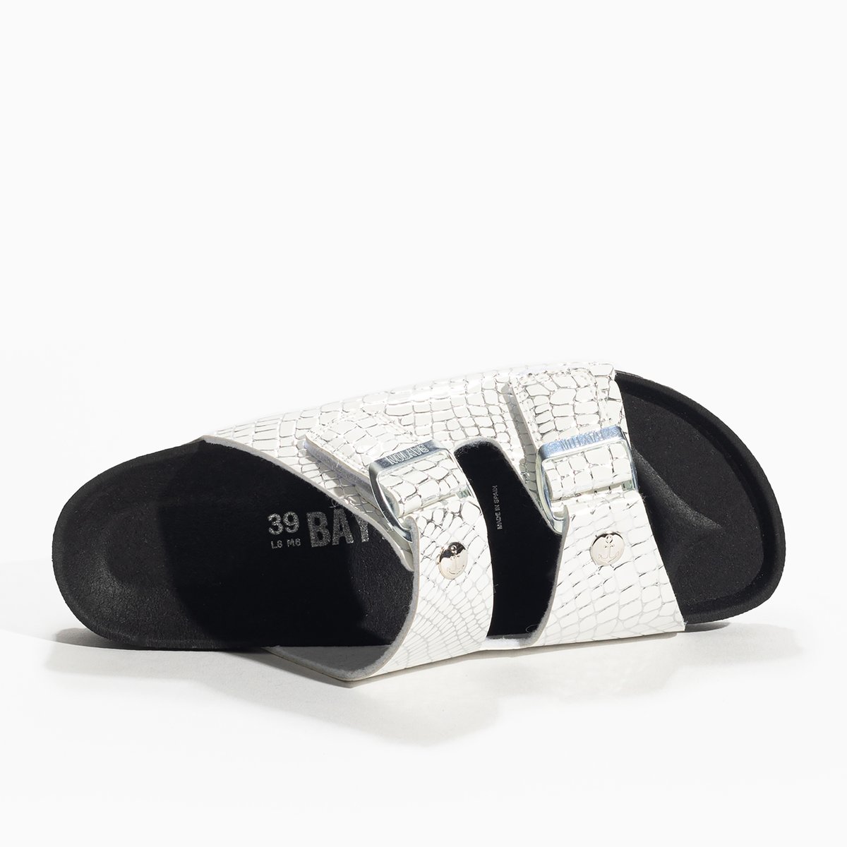 Sandales Vegan CEZANNE blanc, BAYTON