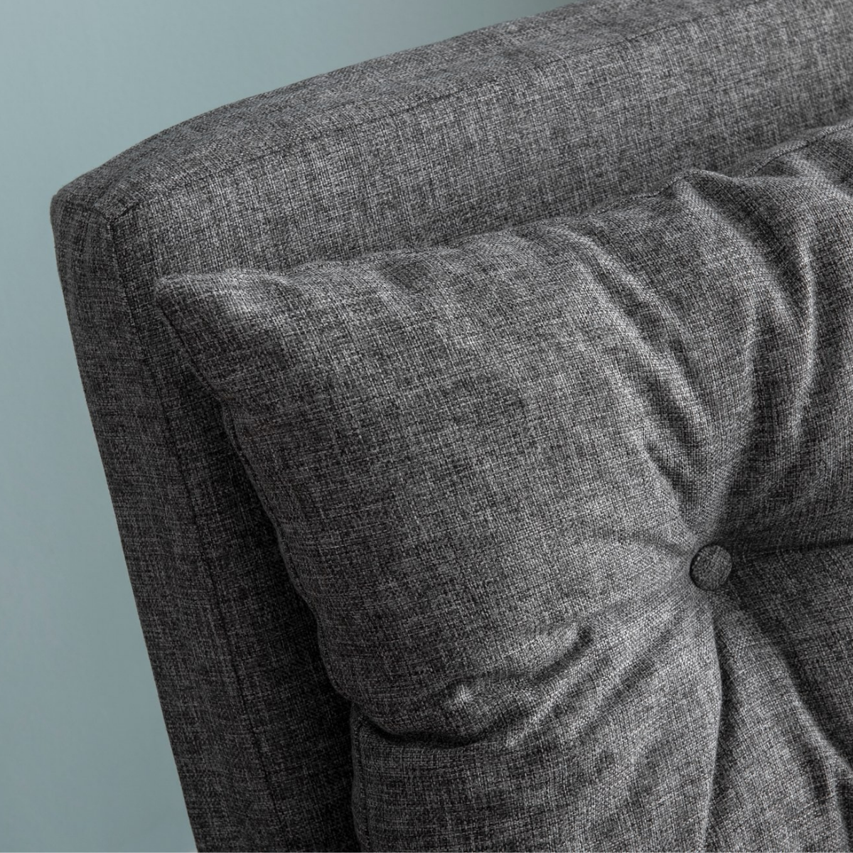 Fauteuil convertible en tissu - SANDO gris, CALICOSY