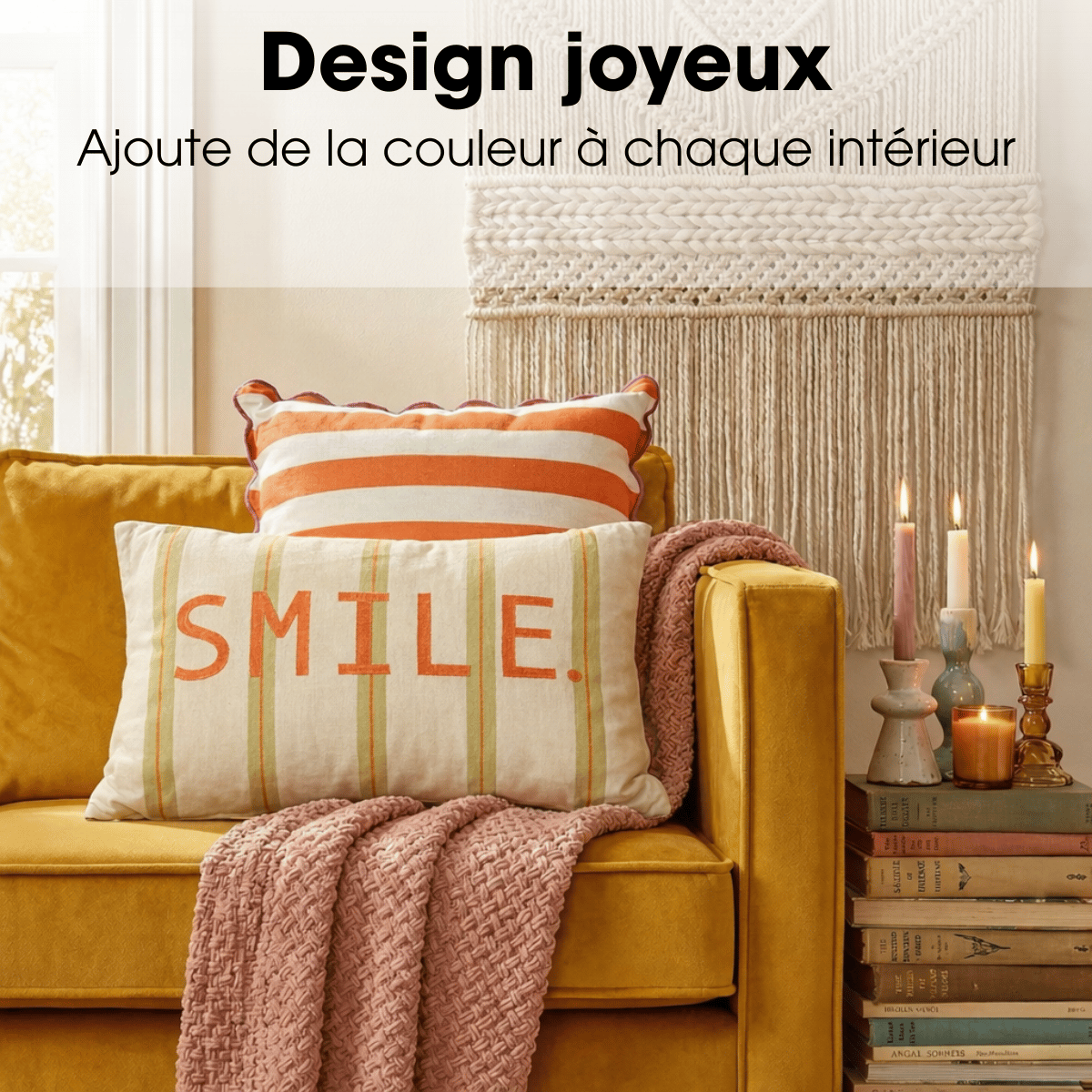 Coussin décoratif vert, MICA DECORATIONS