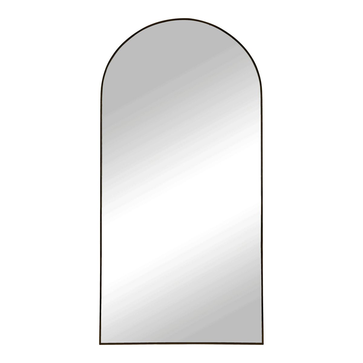 Miroir arche 180 cm cadre métal SEOUL noir, PIER IMPORT