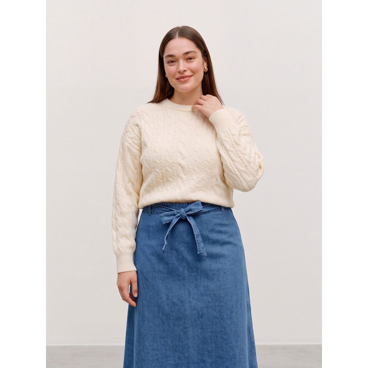 Pull En Maille birch 1, VERO MODA