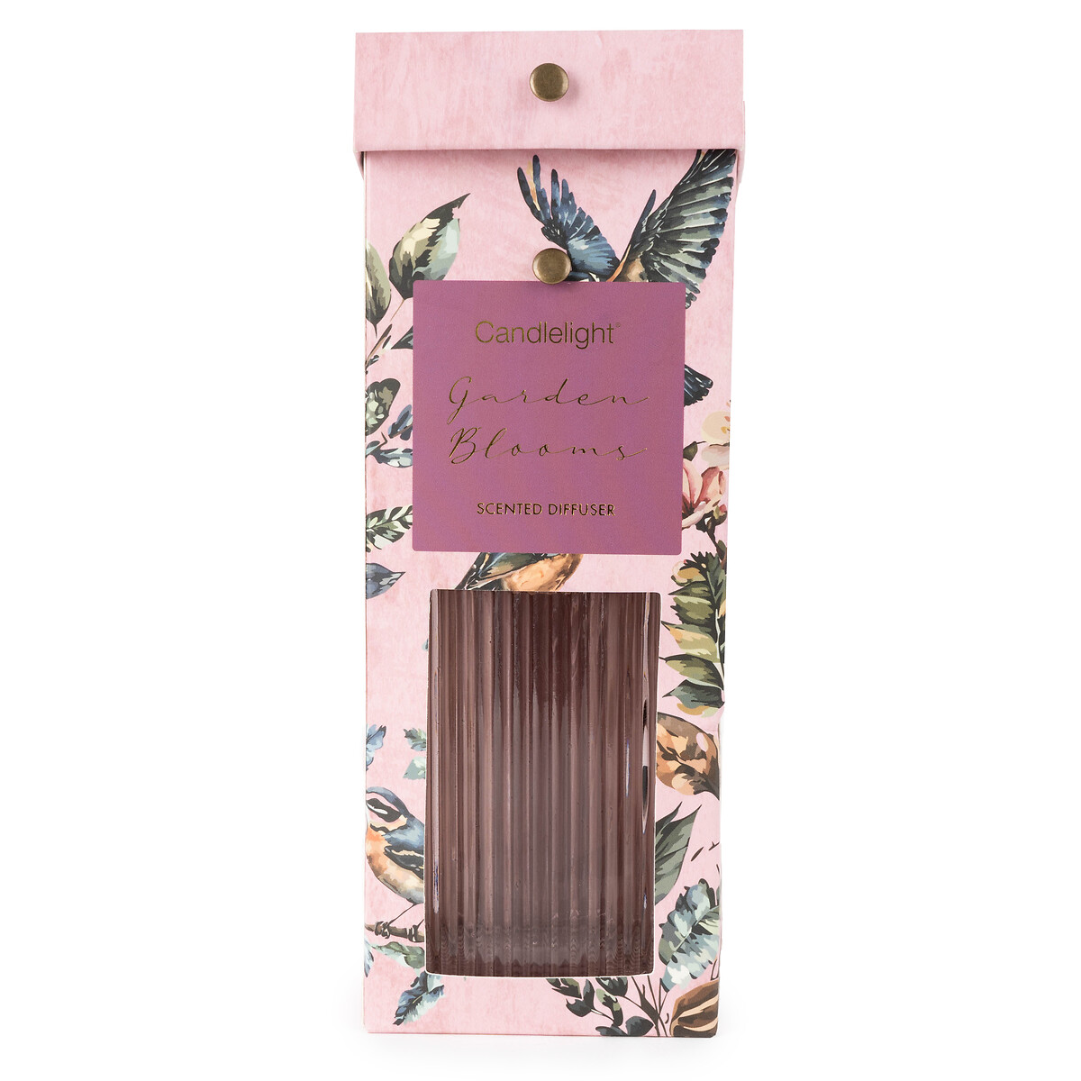 200ml Garden Bloom Ridged Reed Diffuser plum, SO'HOME