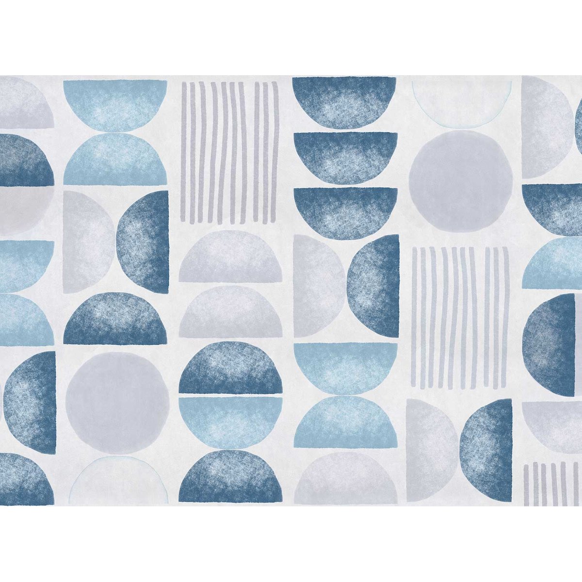 Papier peint panoramique Sphères Horizon Azur bleu, HEXOA