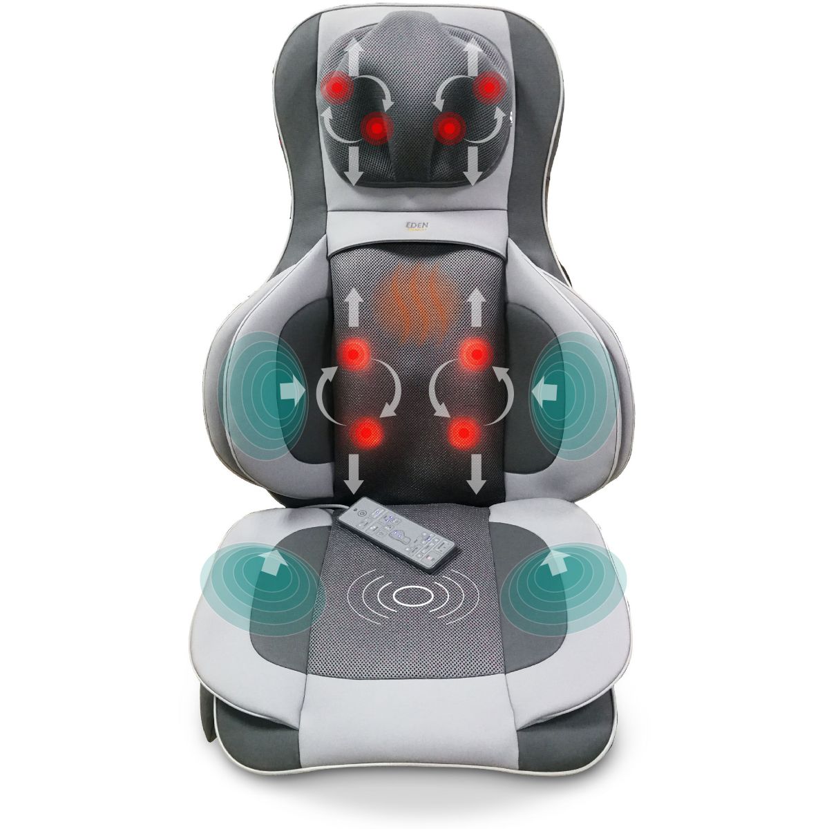 Siège massant chauffant EDM5 Eden prestige gris, ESSENTIEL B