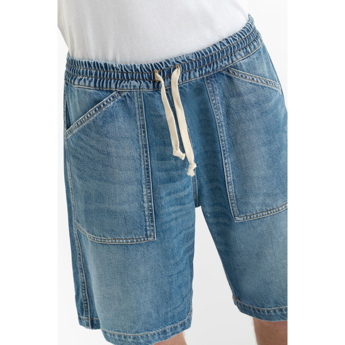 Bermuda short en jeans OSTO blue, LE TEMPS DES CERISES