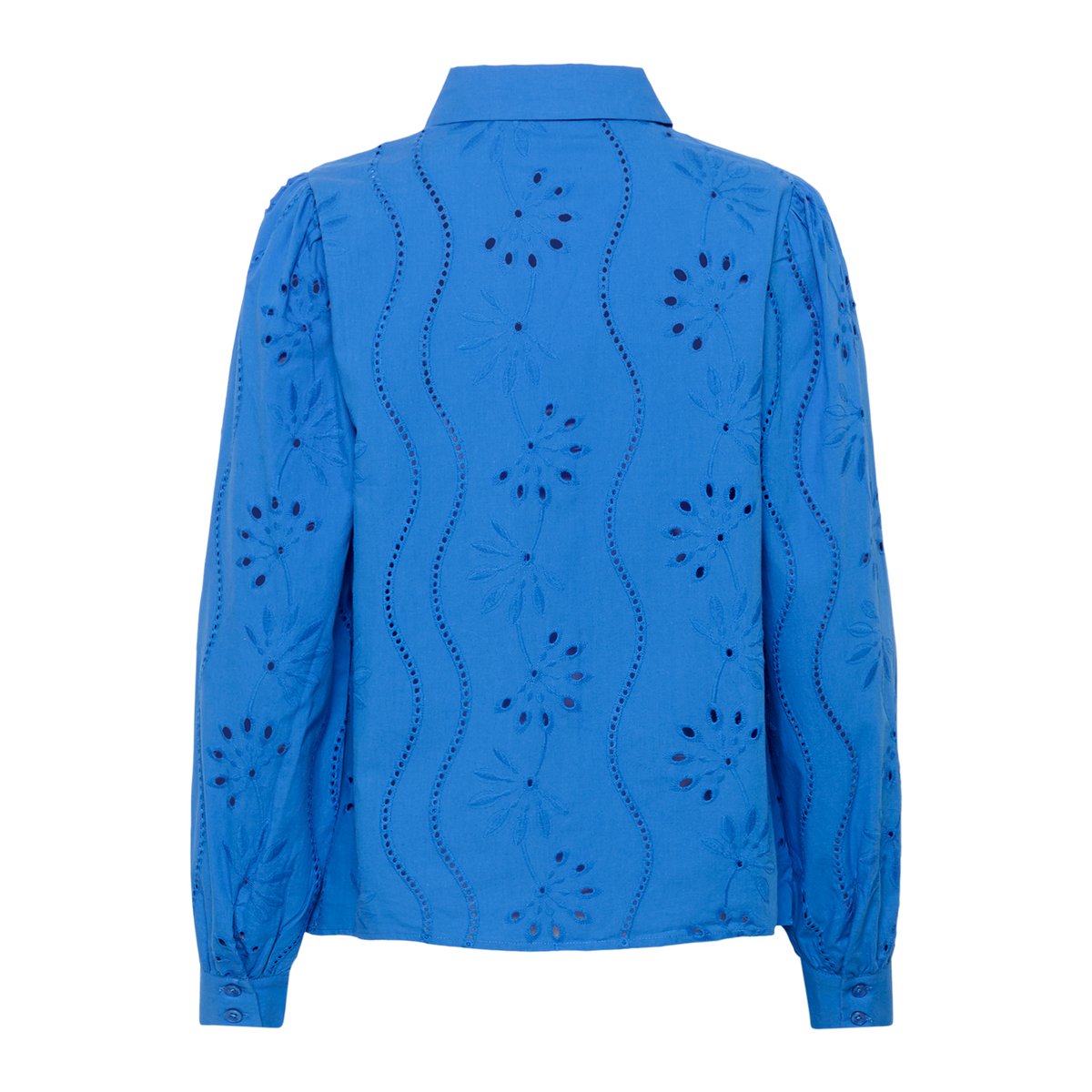 Chemise à manches longues bleu palace blue, CREAM