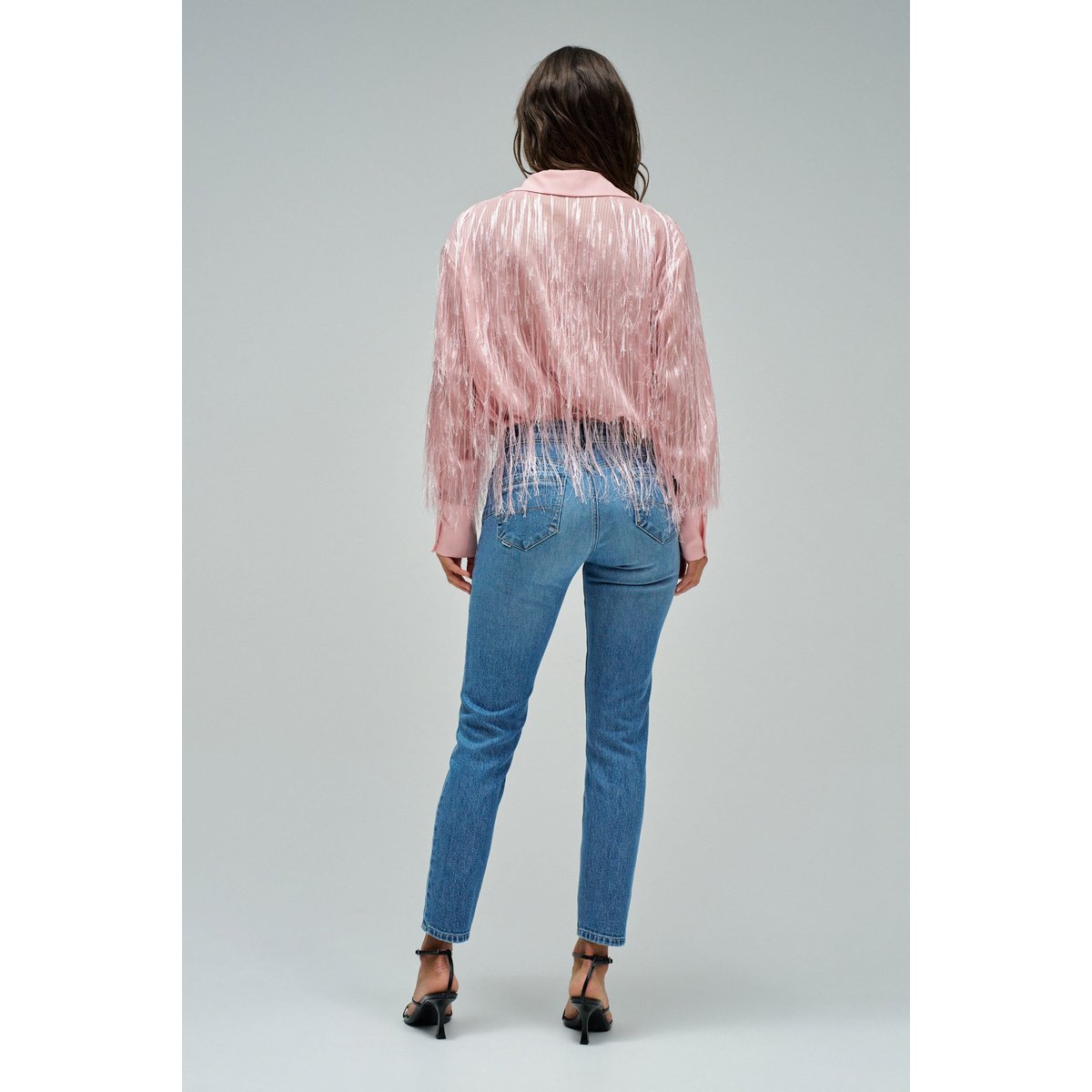 JEAN WONDER PUSH UP CROPPED SKINNY bleu denim, SALSA JEANS