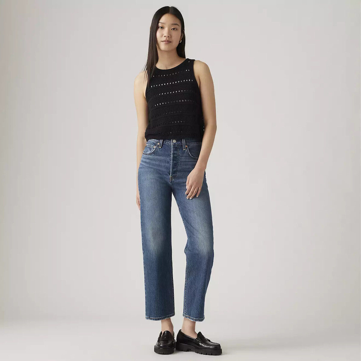 Ribcage Straight Ankle Jeans my honor no dx, LEVI'S