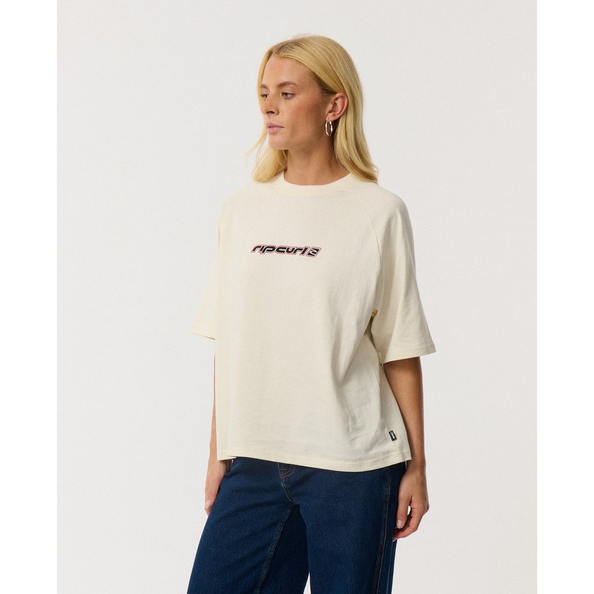 T-shirt Sunset BEACH RAGLAN BOXY bone, RIP CURL