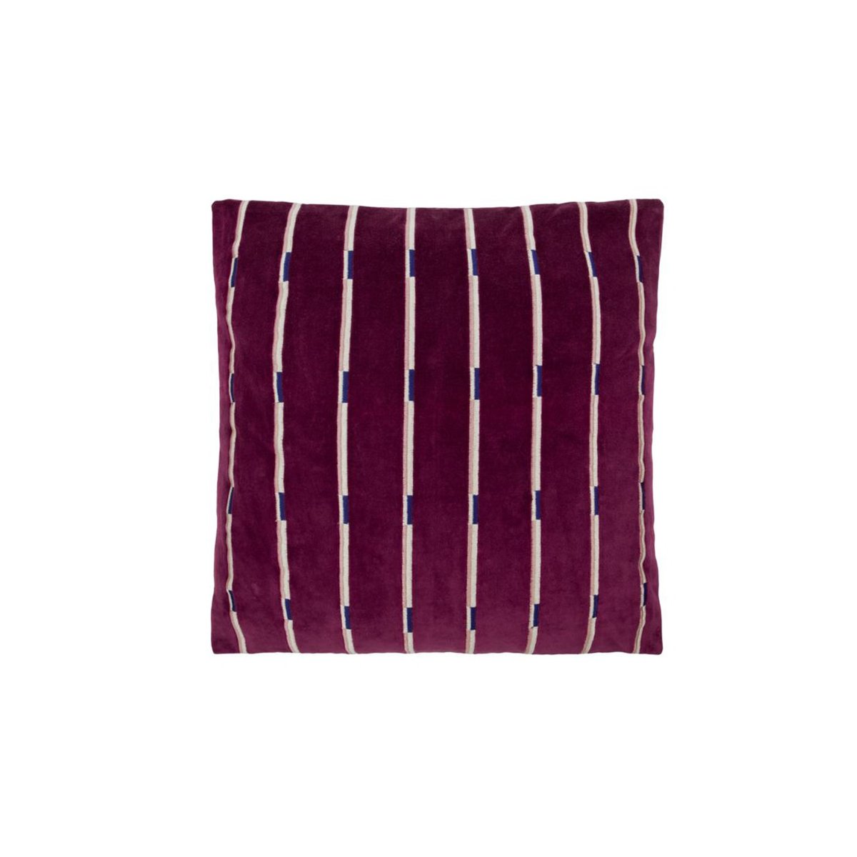 Housse de coussin Nalo bordeaux, bleu, HOUSE DOCTOR