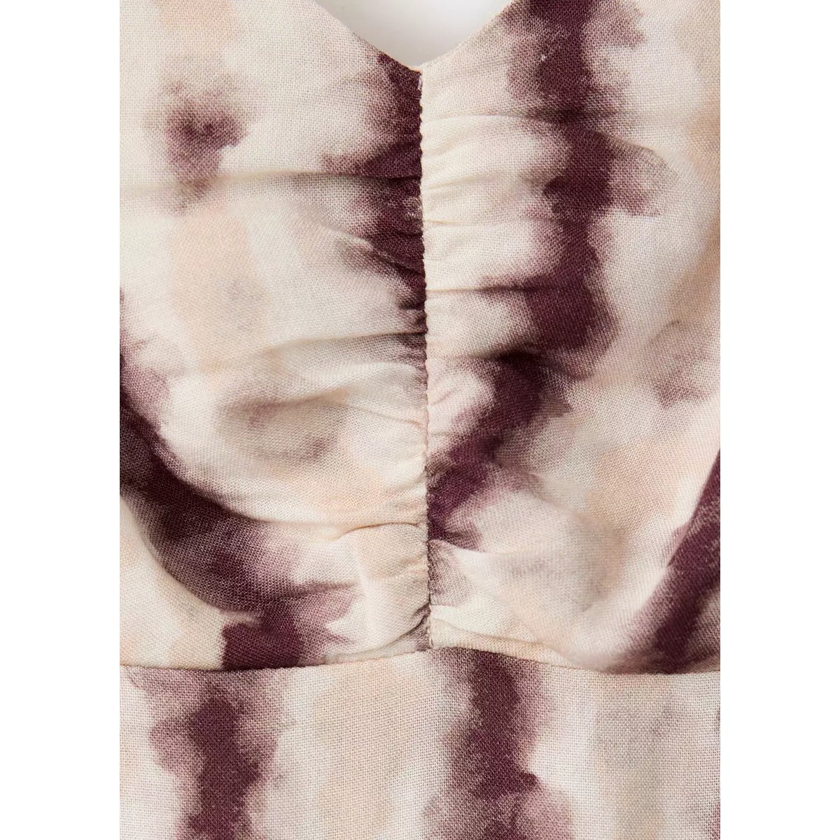 Robe tie-dye à bretelles rose clair, MANGO TEEN