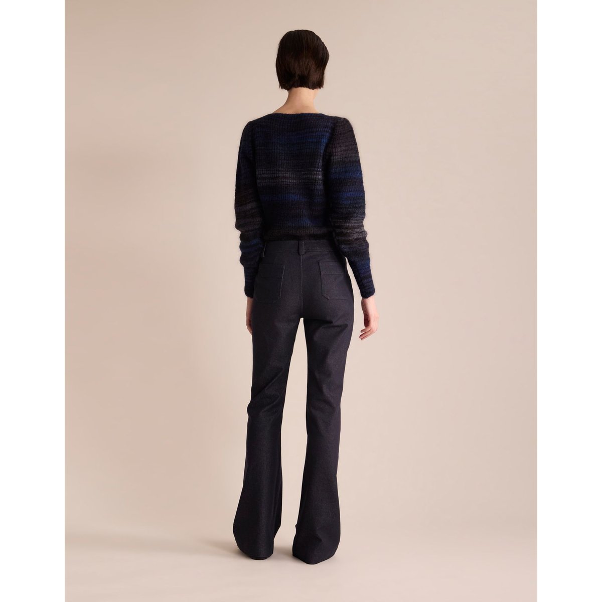 Pantalon Charlyse bleu marine, INES DE LA FRESSANGE PARIS