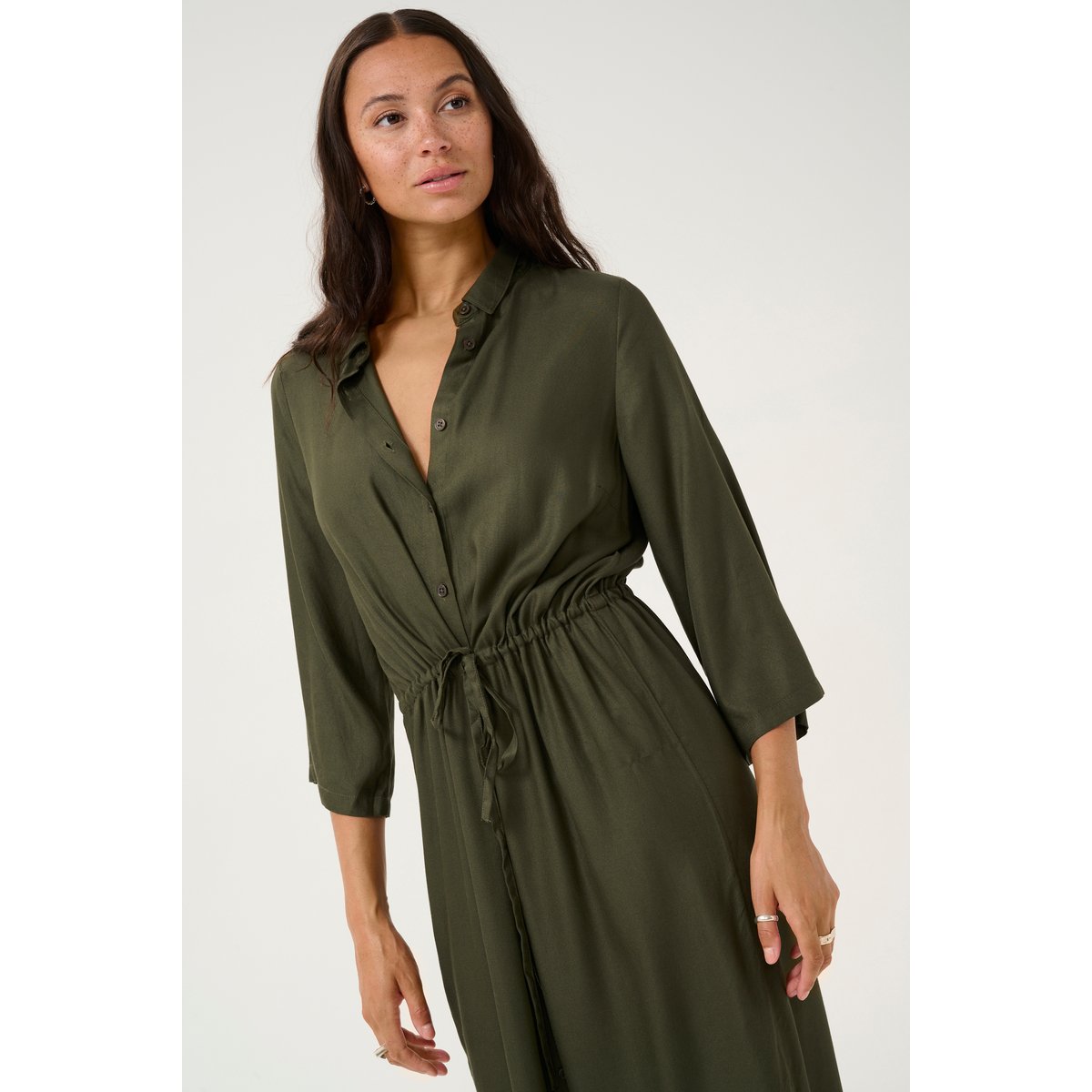 Dress vert foest night, KAFFE