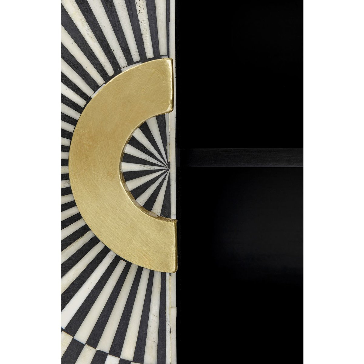 Buffet effet d'optique, ELECTRO noir et blanc, KARE DESIGN