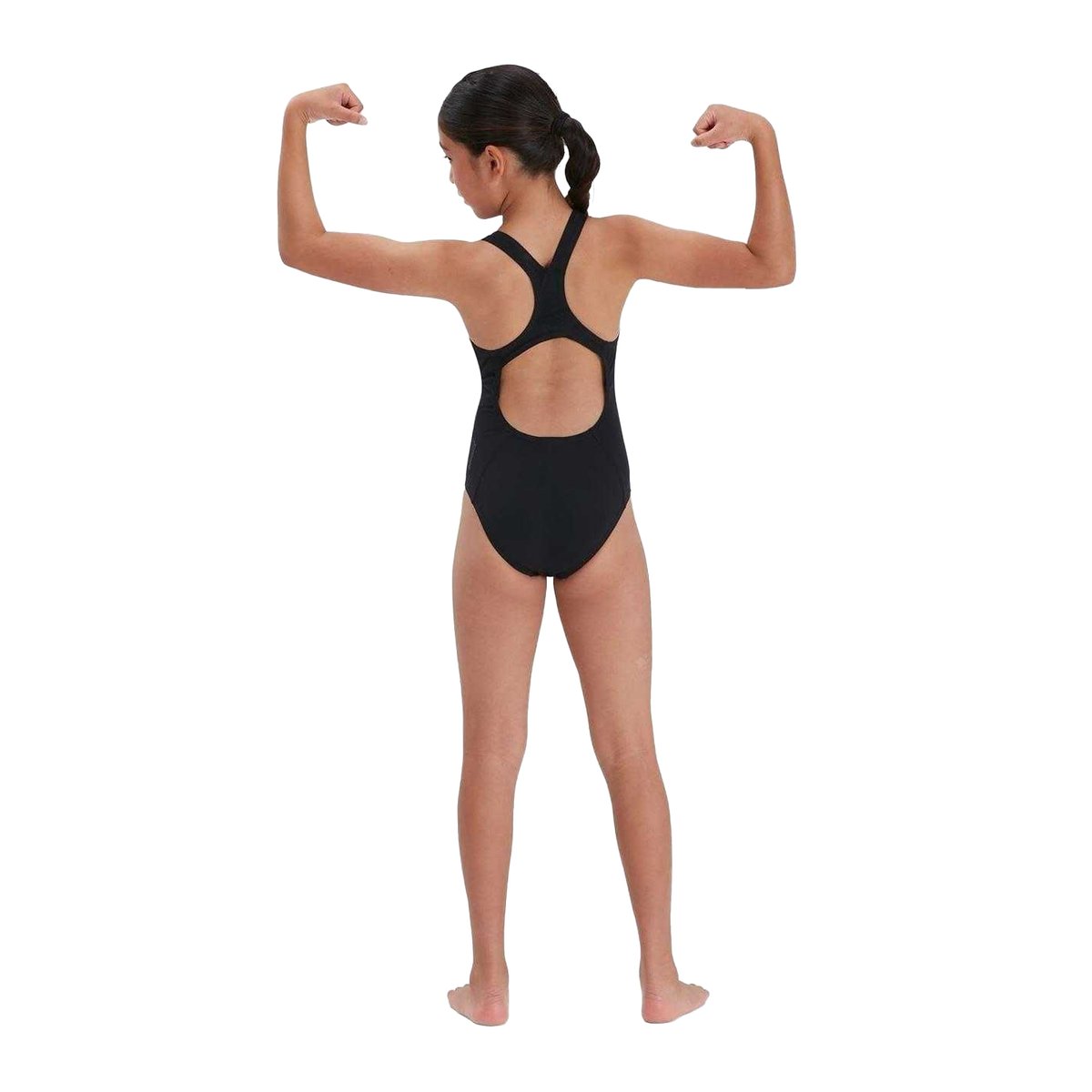 Maillot de bain 1 pièce motif/style logo ENDURANCE+ MEDALIST noir, SPEEDO