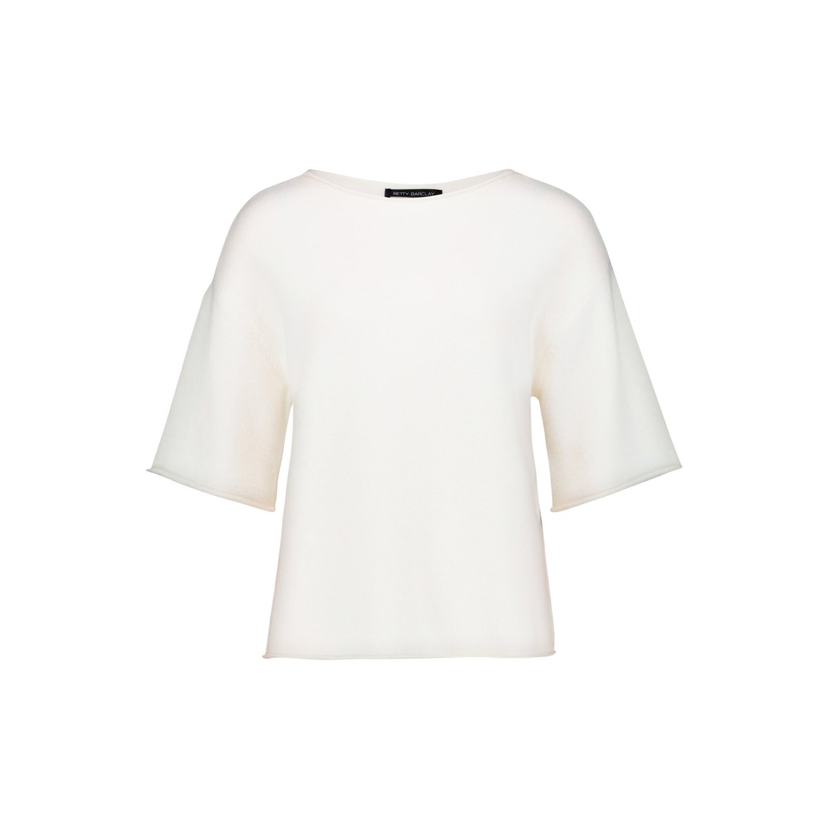 Pull-over en maille manches courtes blanc, BETTY BARCLAY