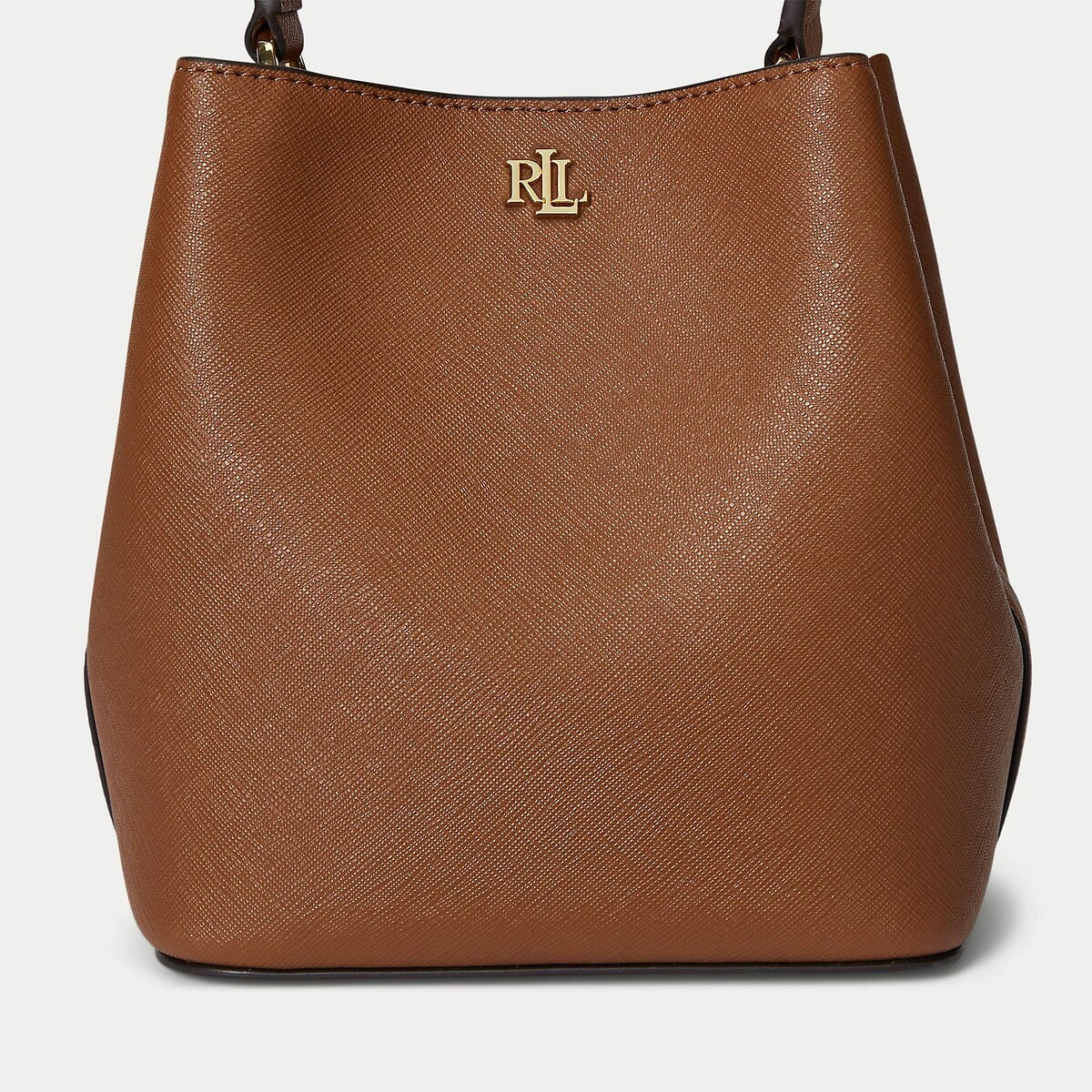 Sac seau en cuir camel, LAUREN RALPH LAUREN