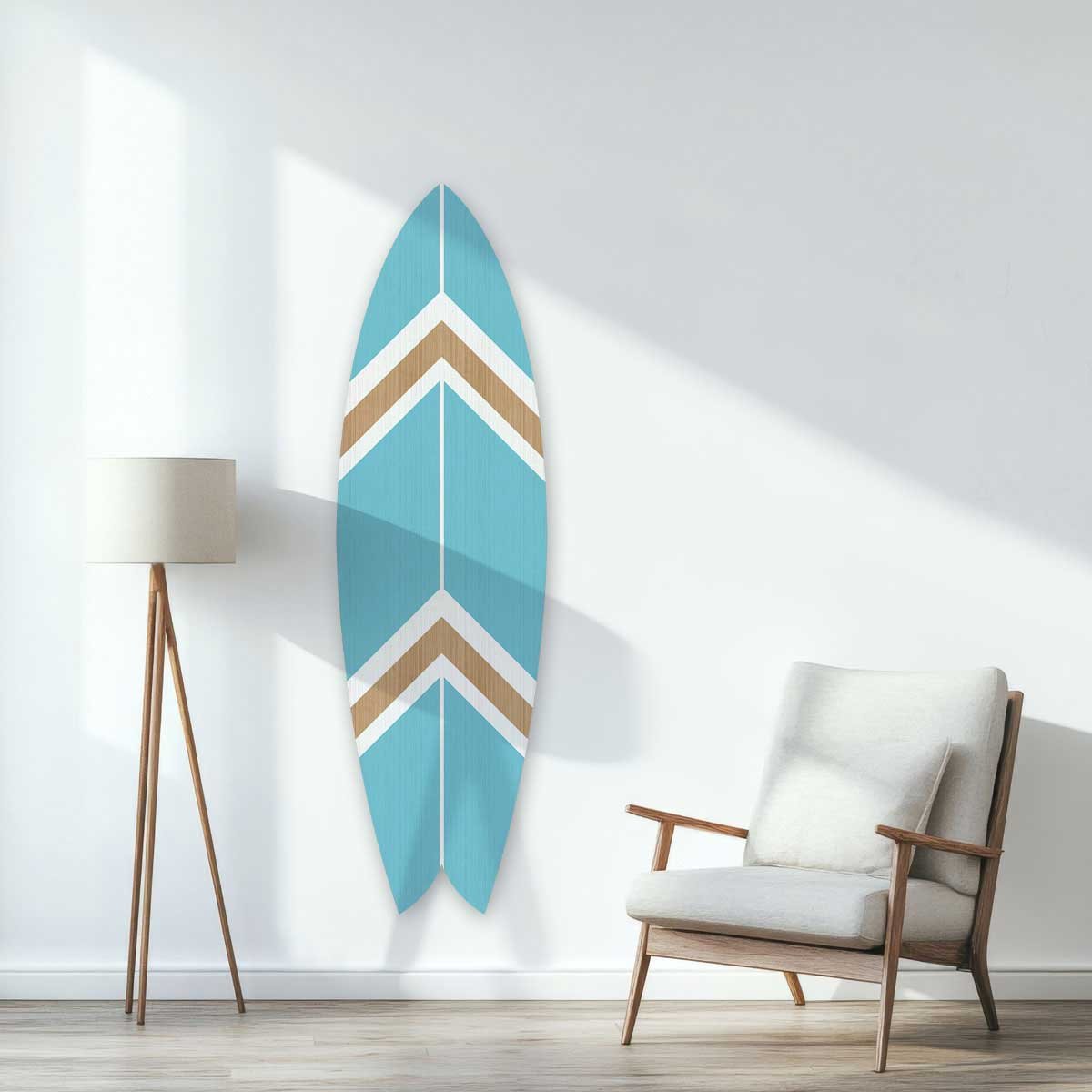 Planche Déco Pacific Lines tableau alu dibond, HEXOA