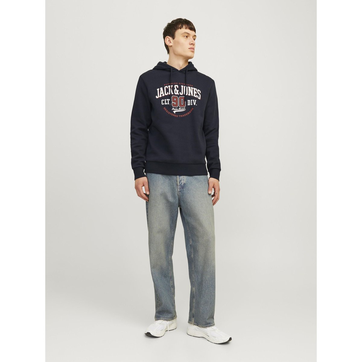 Sweat À Capuche dark navy, JACK & JONES