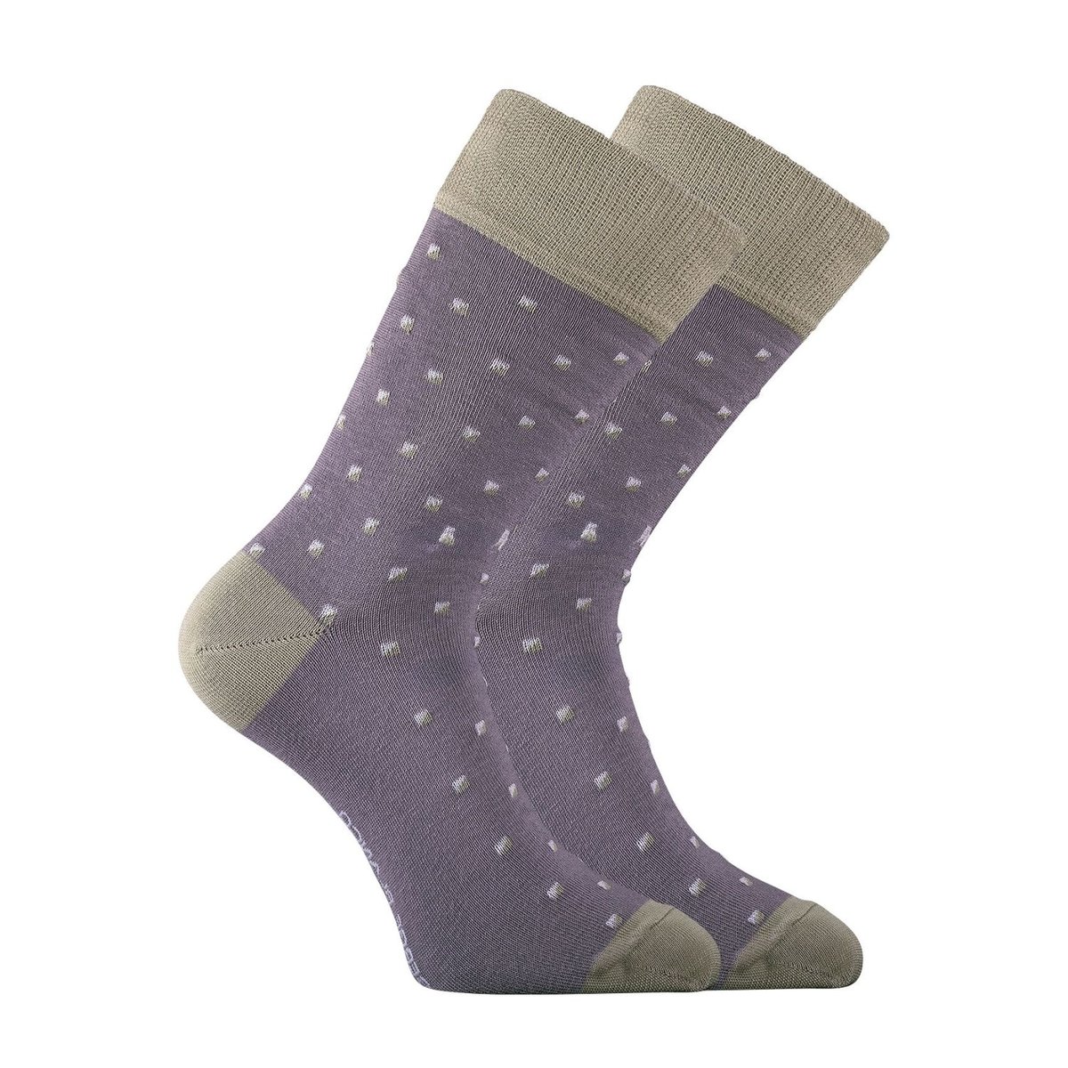 Lot De 6 Paires De Chaussettes Coton gris/blanc/noir/jaune, SERGE BLANCO