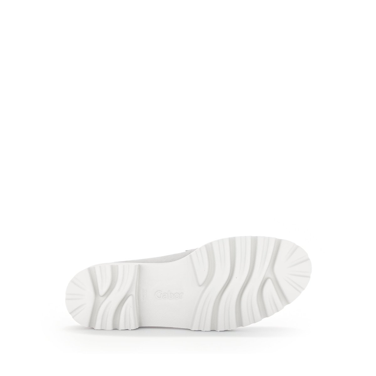 Mocassins en suède à talon décroché gris, GABOR