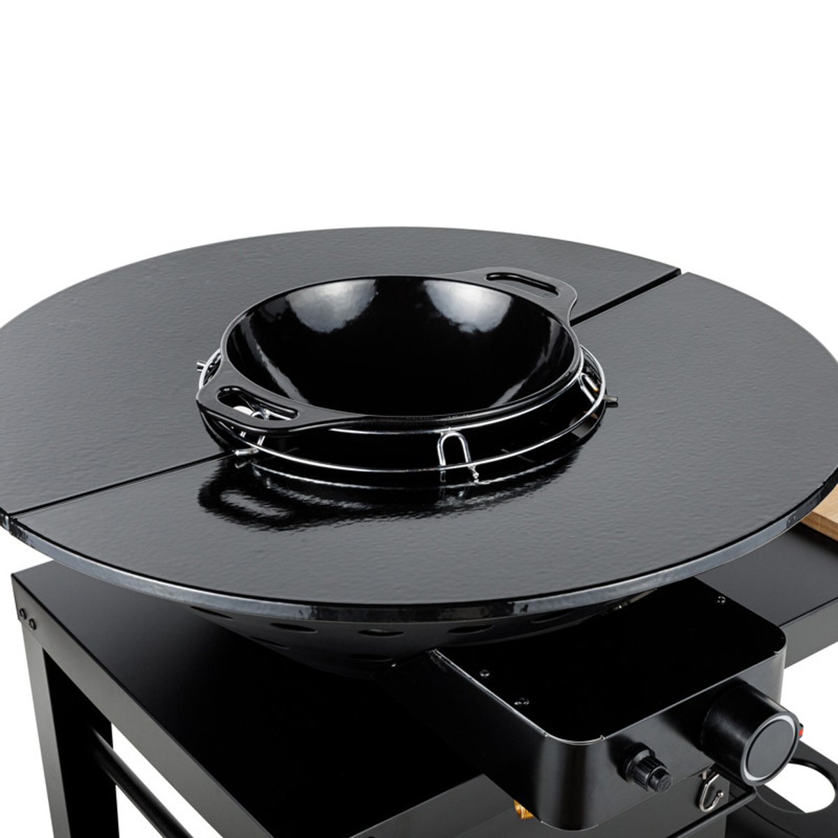 Brasero de cuisson au gaz noir, noir, noir, SOMAGIC