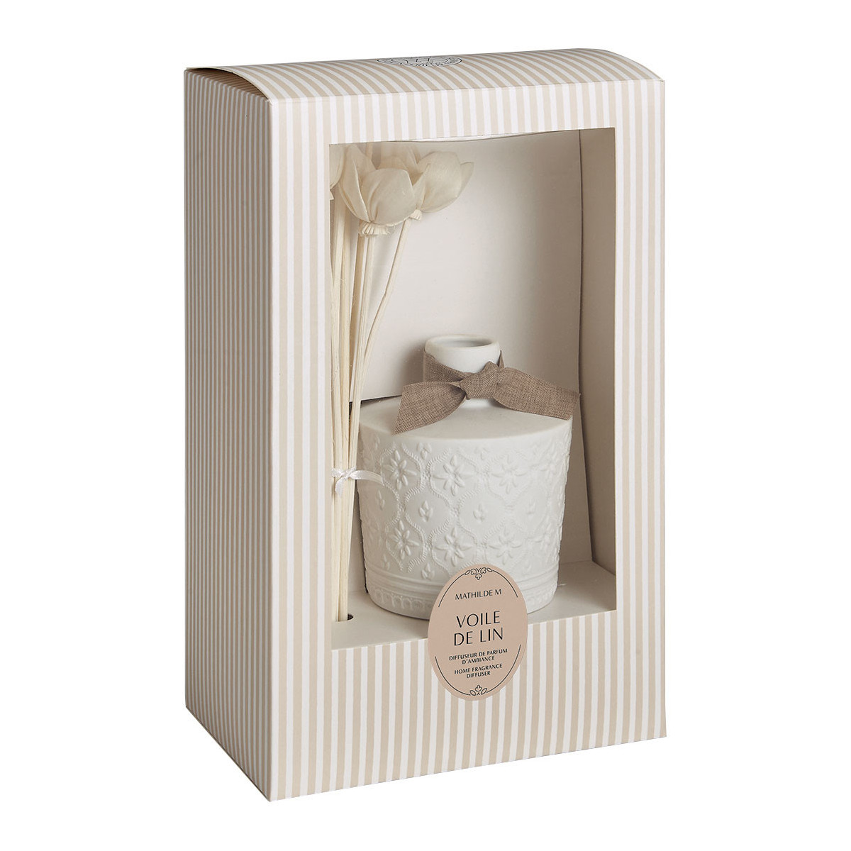 Diffuseur parfum d'ambiance - Voile de Lin transparent, MATHILDE M