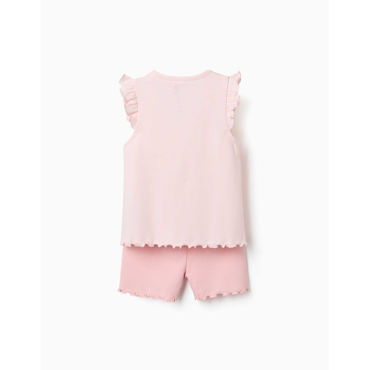 Pyjama short avec imprimé Minnie & Figaro rose clair, ZIPPY