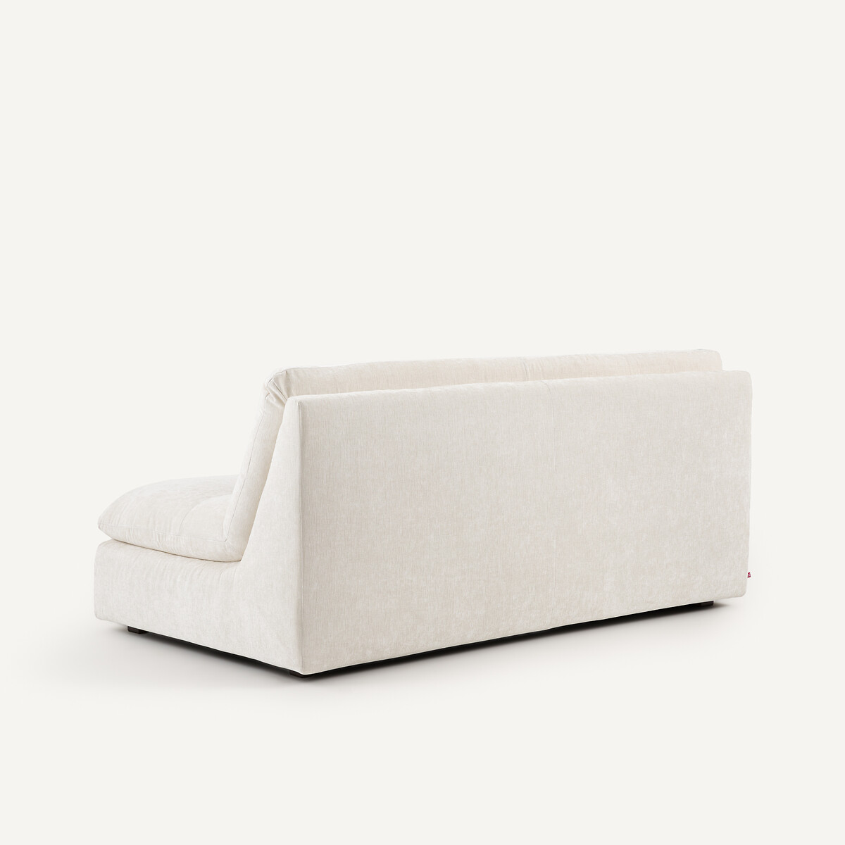 Canapé 3P modulable velours chenille, Giuliano blanc, AM.PM