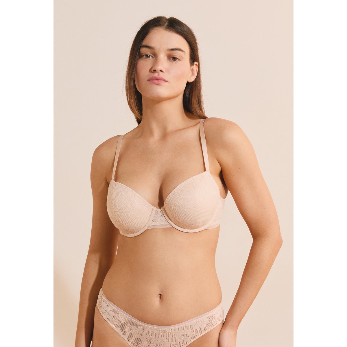 Soutien-gorge classique en dentelle PURE DENTELLE lin, ETAM