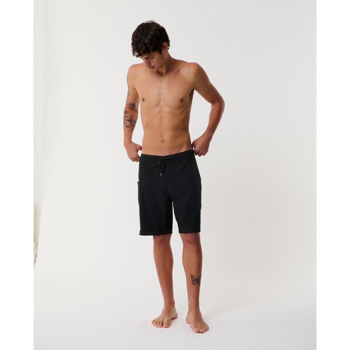 Boardshort MIRAGE CORE EDDIE WOULD GO 21" vague noire, RIP CURL