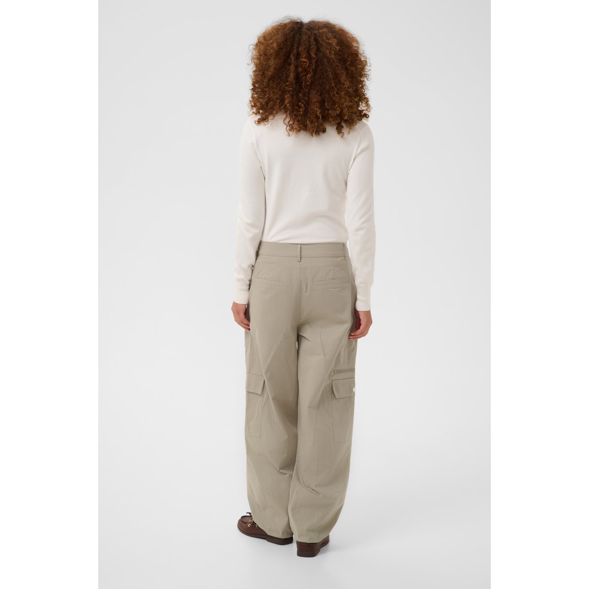 Pantalon casual gris seneca rock, KAFFE