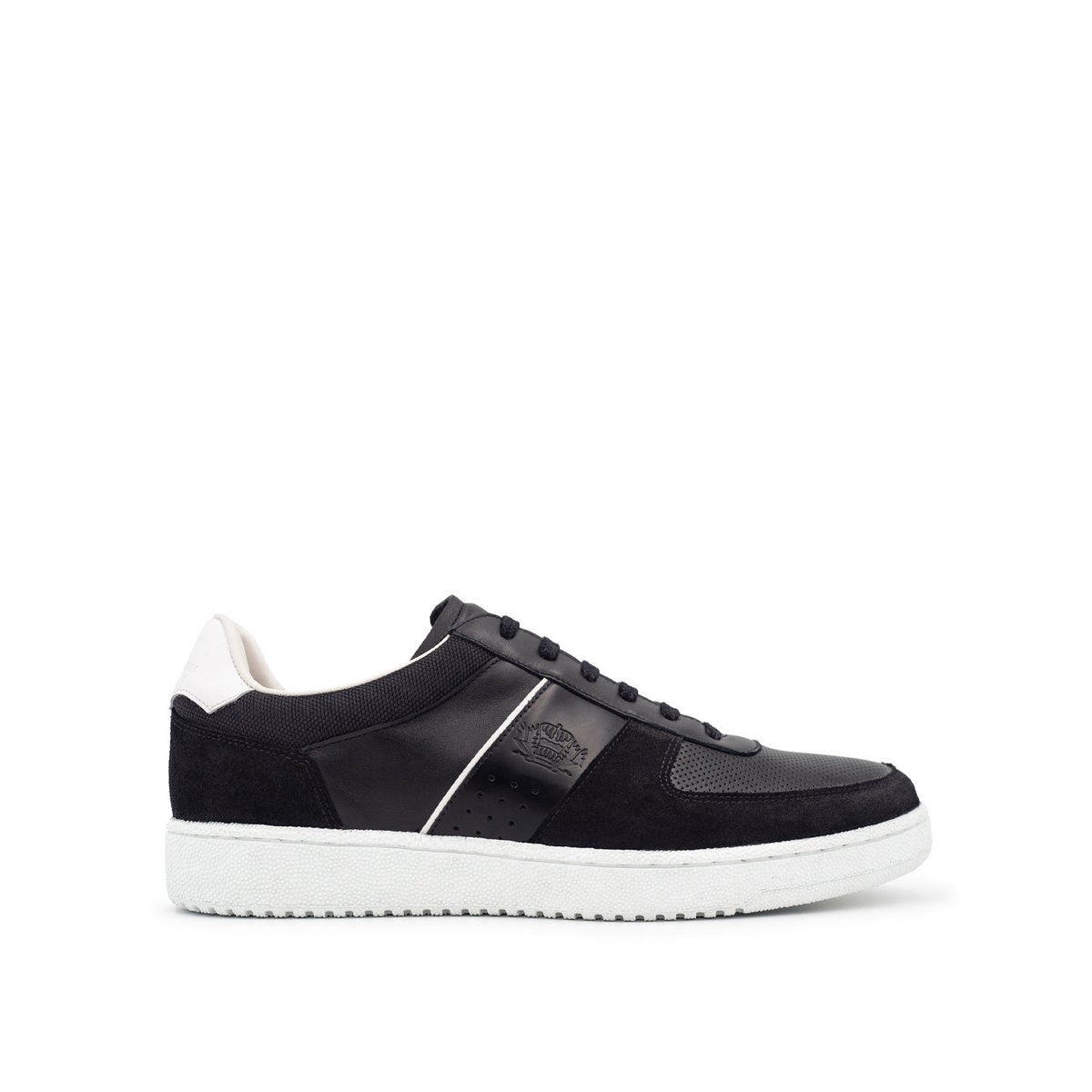 Sneakers cuir GRANT noir, FINSBURY