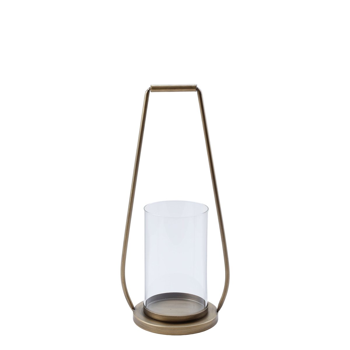 Lanterne en métal H45 YSEL doré, SIA DECO