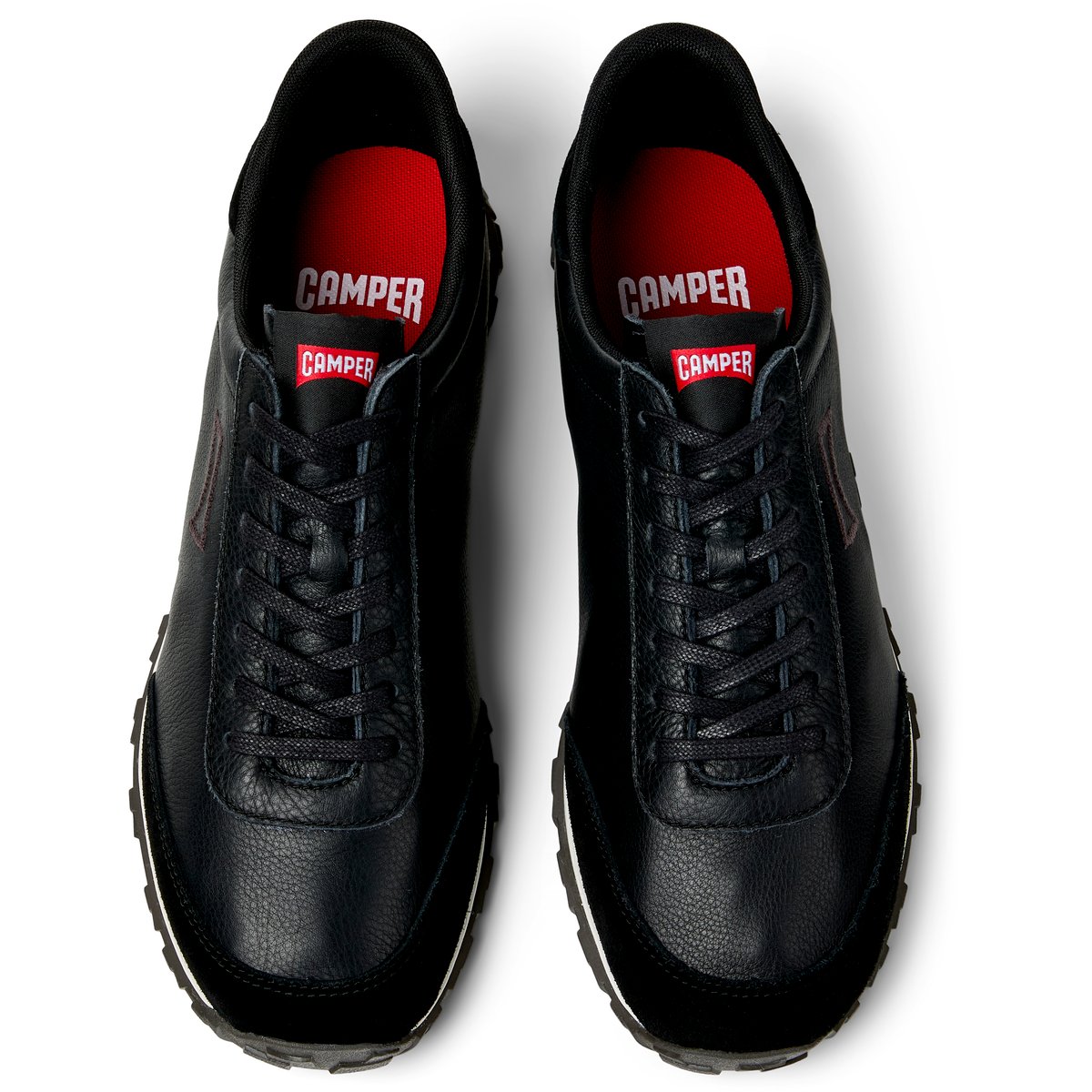 Baskets Drift Walk Smooth Leather noir, CAMPER