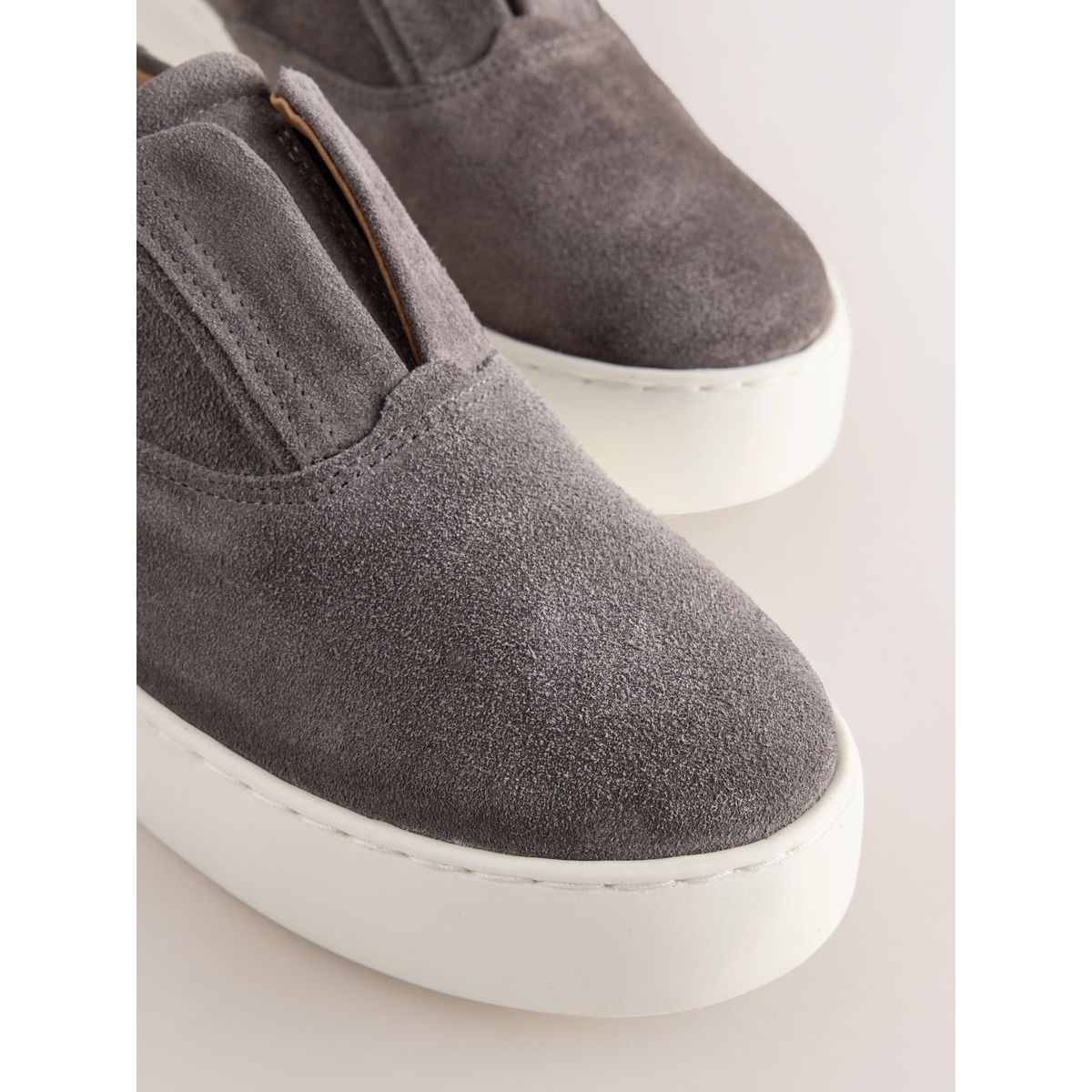 Baskets compensées fines forever comfort® gris, NEXT