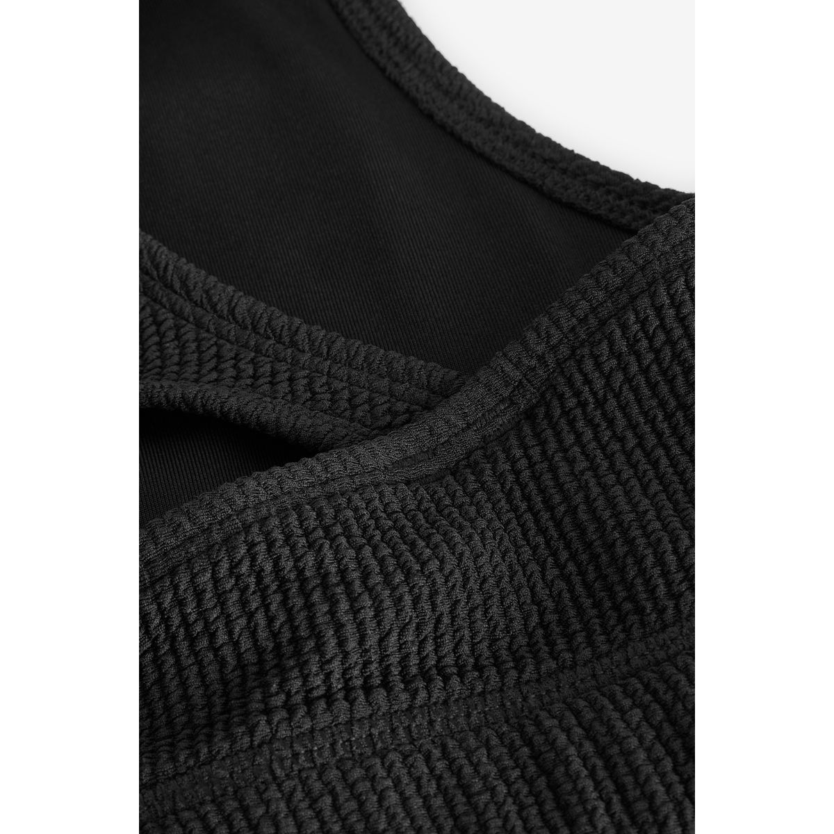 Short de bain texturé, ensemble noir, NEXT