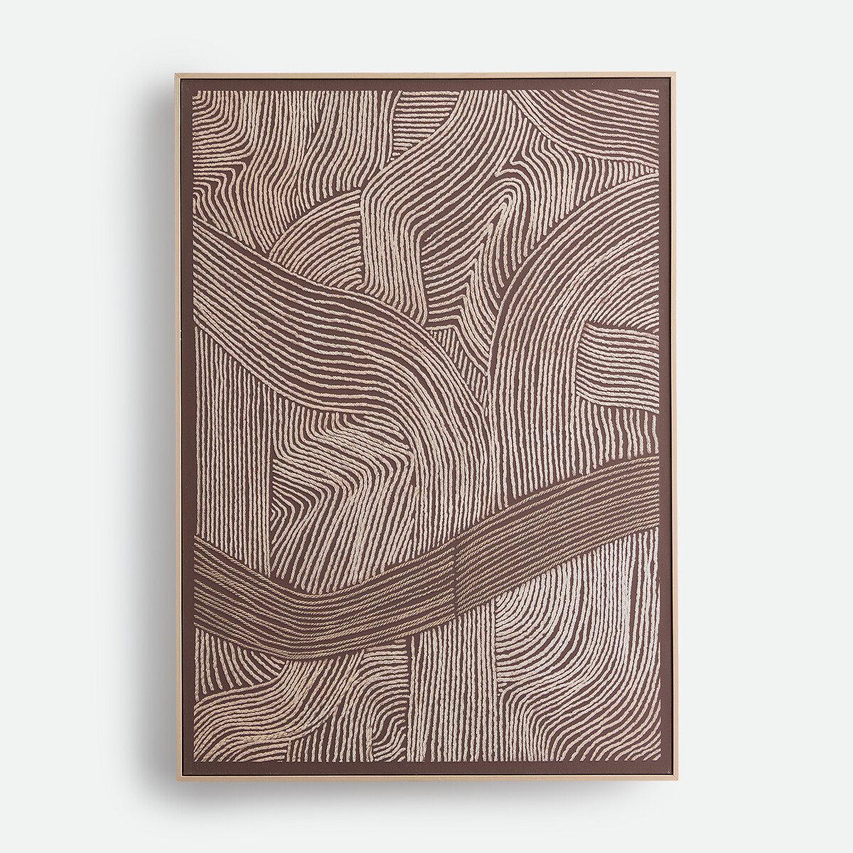 Tableau imprimé en 3D, largeur 85 x hauteur 120 cm, DUNA marron, LA REDOUTE INTERIEURS