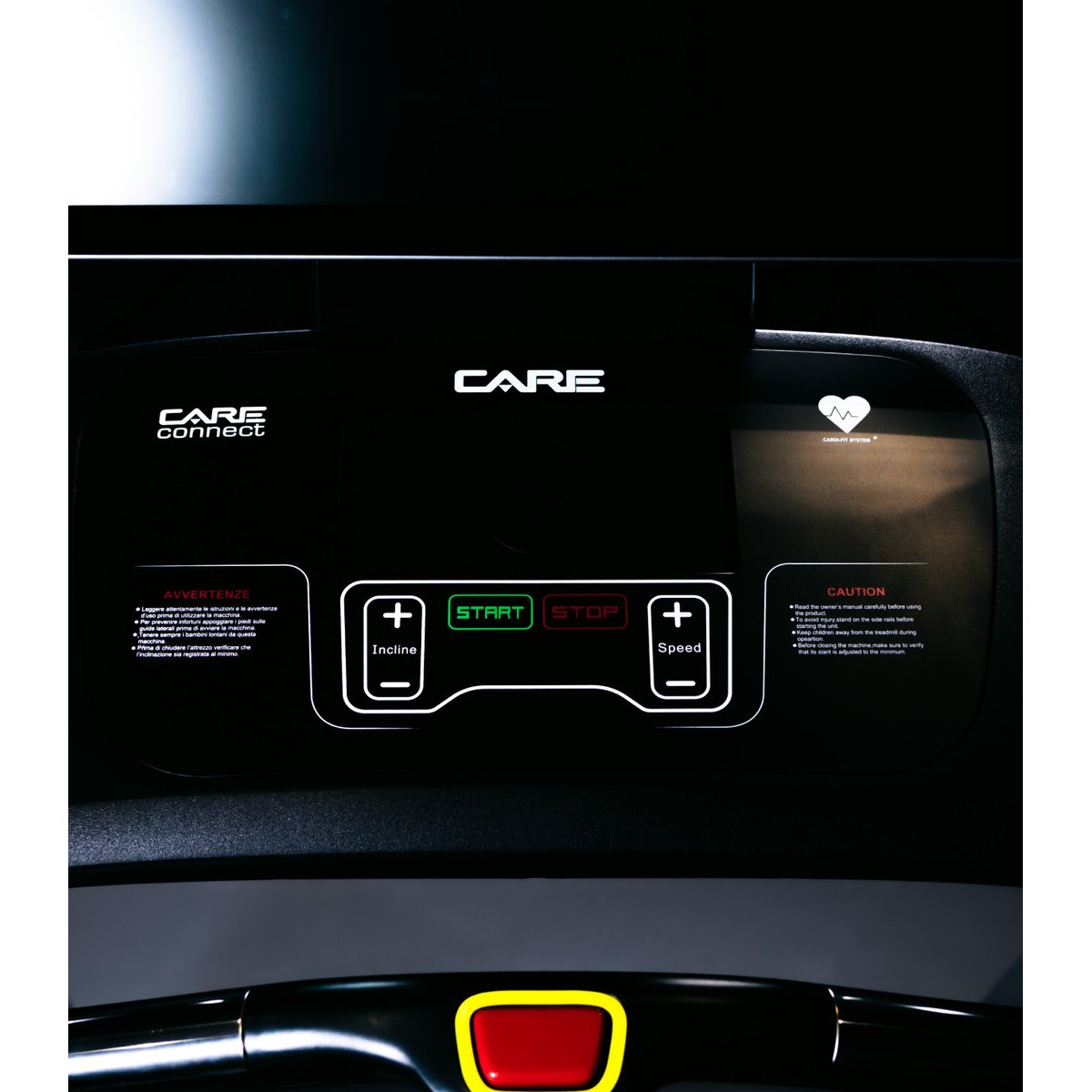 Tapis de course professionnel - 25km/h - CARE - CLUB RUNNER écran TFT gris, CARE FITNESS